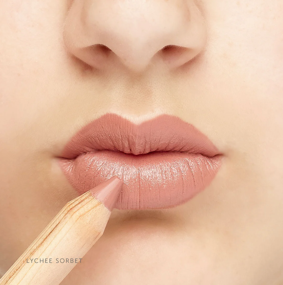 Natural Lipstick Crayon - Lychee Sorbet